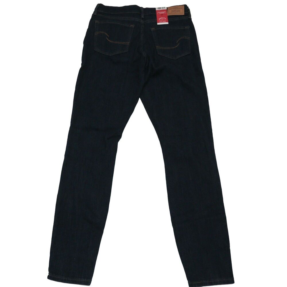 Levi Strauss Signature Mid Rise Skinny Jeans Dark Wash Women's Size 2 Stretch - Picture 8 of 8